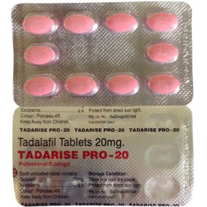 Generica TADALAFIL in vendita in Italia: Tadarise Pro 20 nel negozio online di pillole ED sinestetica.net