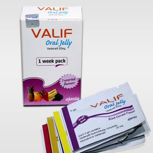 Generica VARDENAFIL in vendita in Italia: Valif Oral Jelly 20 mg nel negozio online di pillole ED sinestetica.net